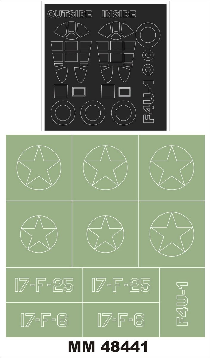 Montex MM48441 F4U-1 CORSAIR HOBBY BOSS 1/48