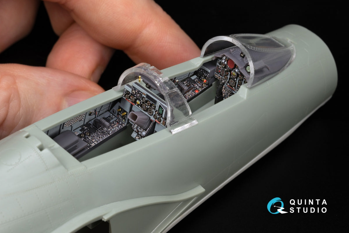 Quinta Studio QD+48488 F-4D Phantom II (première génération) Intérieur imprimé en 3D et coloré sur papier décalcomanie (Academy) (avec pièces en résine imprimées en 3D) 1/48 – Bild 16