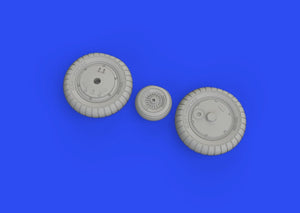Eduard 632183 Bf 109G-4 wheels REVELL 1/32 – zdjęcie 3