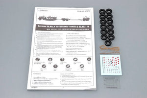 Trumpeter 07275 Semi-chenillé allemand Sd.Kfz.9 (18t) Remorque Sd.Ah.116 (1/72) – image 3