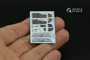 Intérieur imprimé en 3D et coloré sur papier décalcomanie Quinta Studio QD48221 F-16B (Hasegawa) 1/48 – image 8
