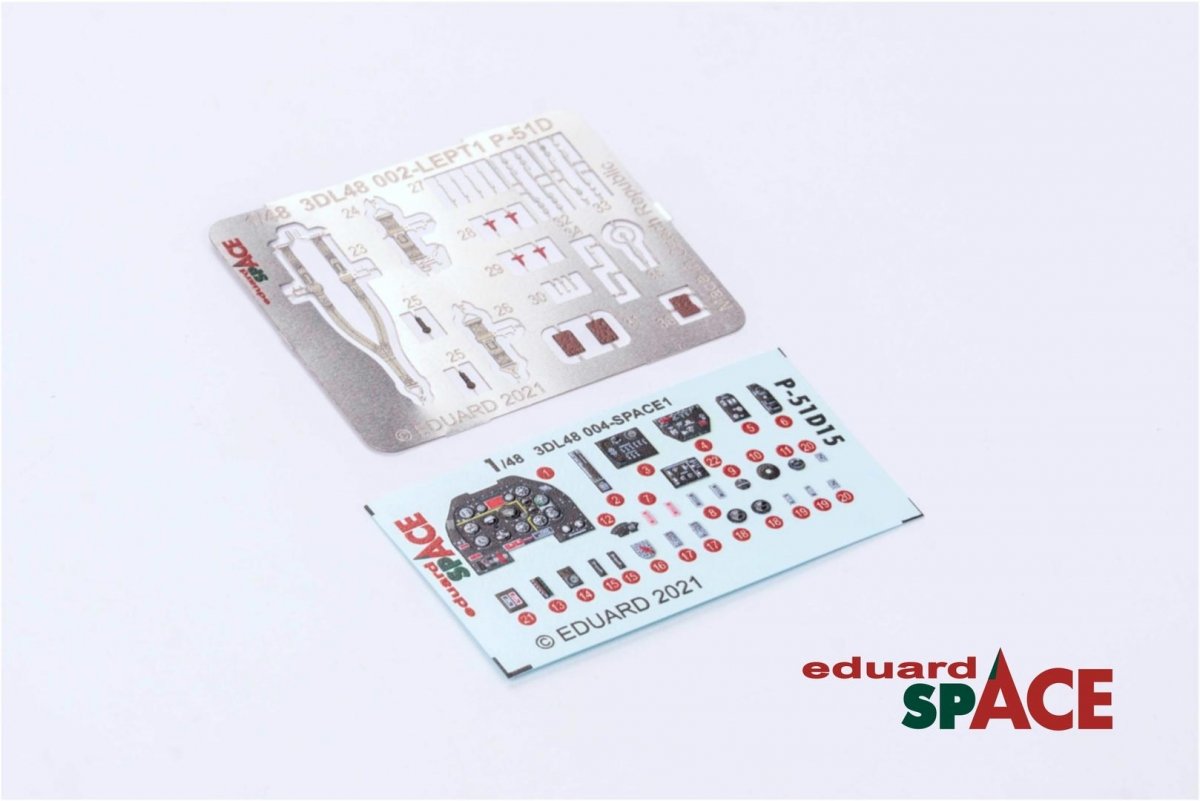 Eduard 3DL48004 P-51D-15+ SPACE 3D pour Eduard 1/48 – image 2