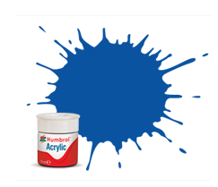 Humbrol AB0014 14 Bleu français brillant Peinture acrylique 14 ml