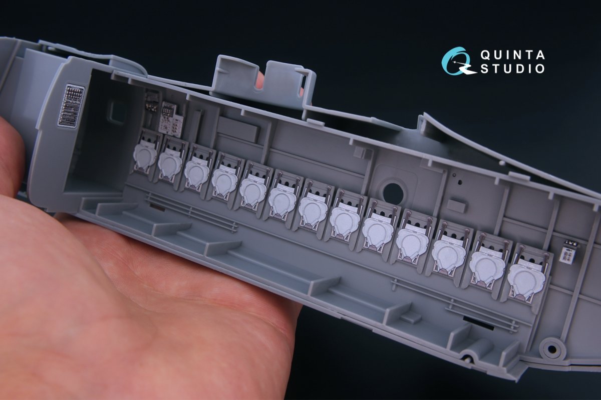 Sièges repliables Quinta Studio QR48005 MV-22 Osprey (26 pièces) (pour maquette Hobby Boss) 1/48 – image 5