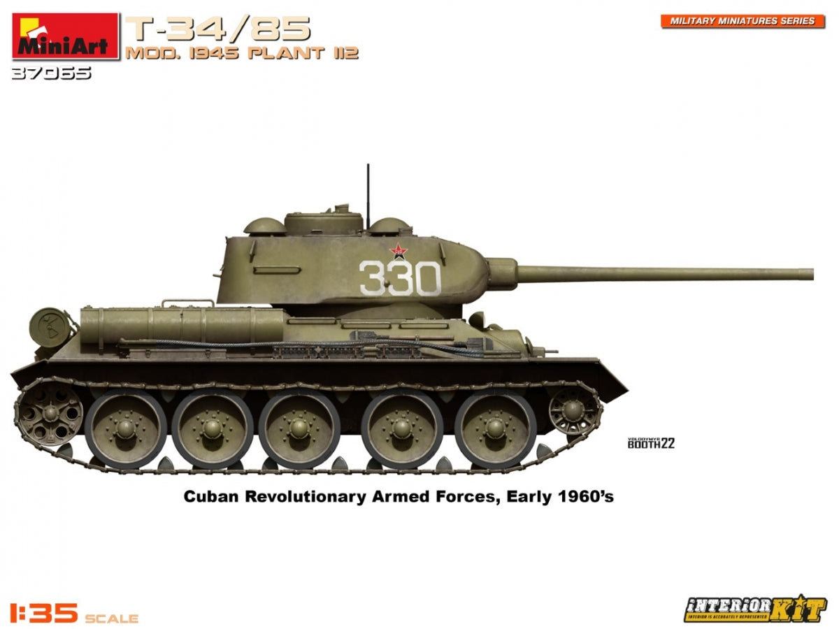 MiniArt 37065 T-34/85 MOD. 1945. USINE 112. KIT INTÉRIEUR 1/35 – image 18