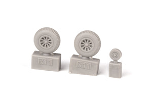 Roues Eduard 672371 P-51D, bande de roulement à blocs, 2 EDUARD 1/72 – immagine 2