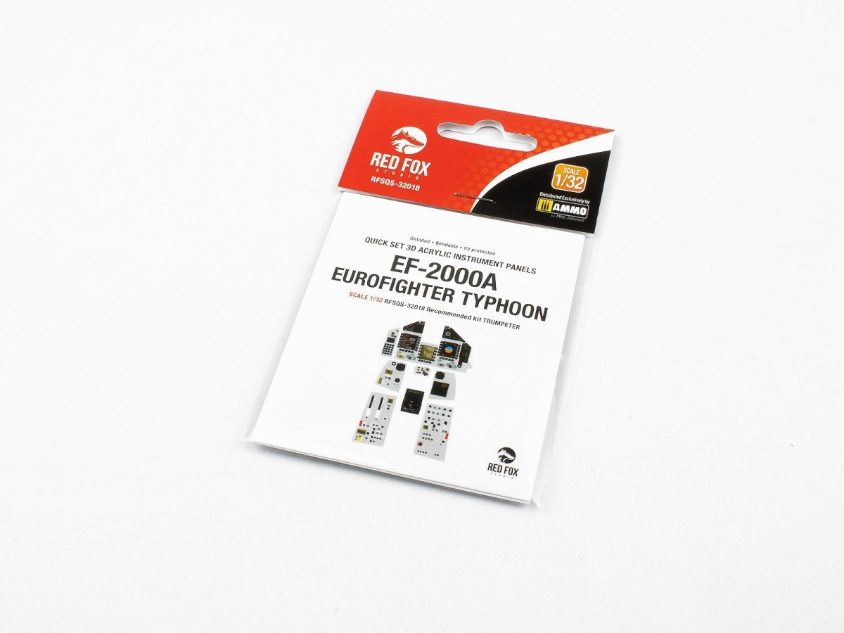 Maquette Red Fox Studio QS-32018 EF-2000A EUROFIGHTER TYPHOON Trumpeter 1/32