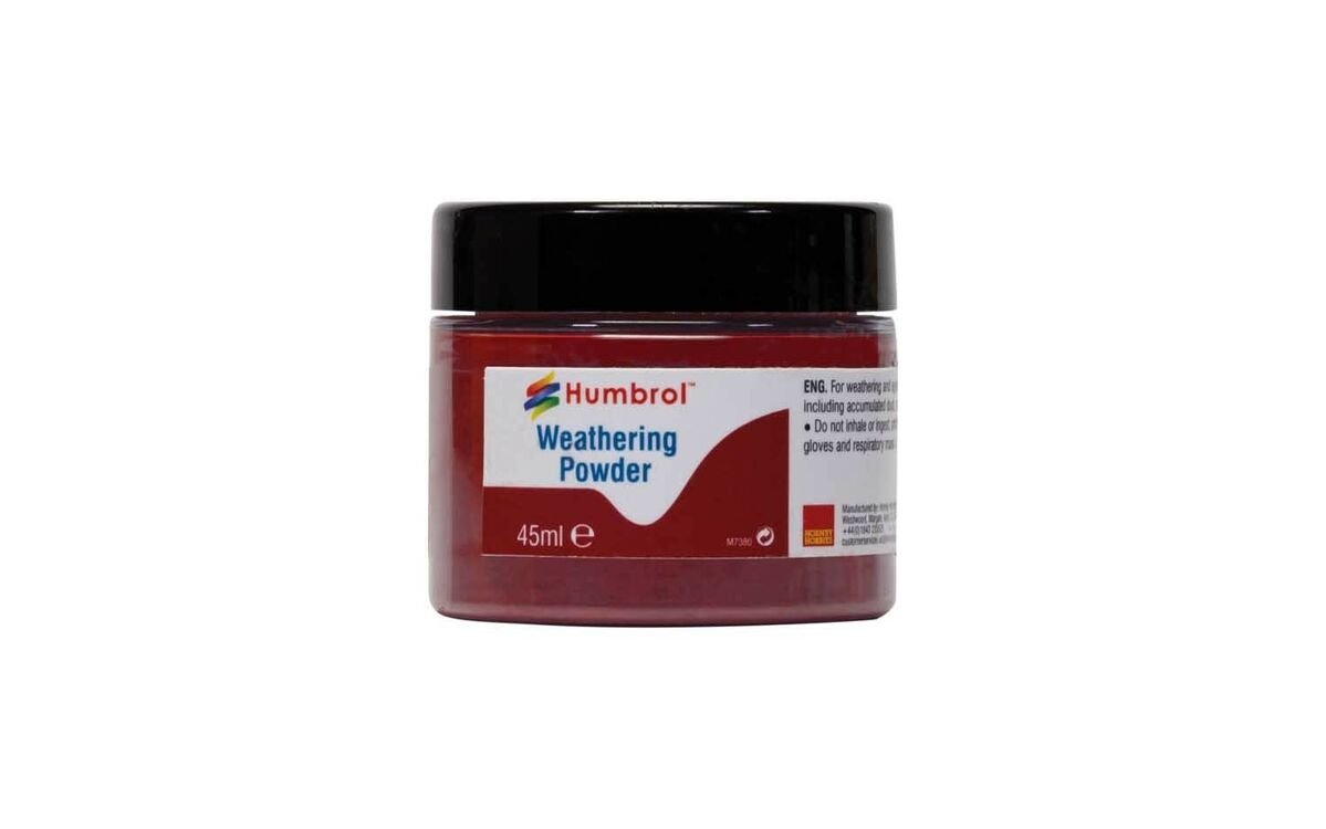 Poudre de vieillissement Humbrol AV0016 - Oxyde de fer 45 ml