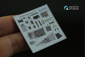 Quinta Studio QD32036 F-4D 3D-Printed &amp;amp; coloured Interior on decal paper (Tamiya) 1/32 – zdjęcie 9