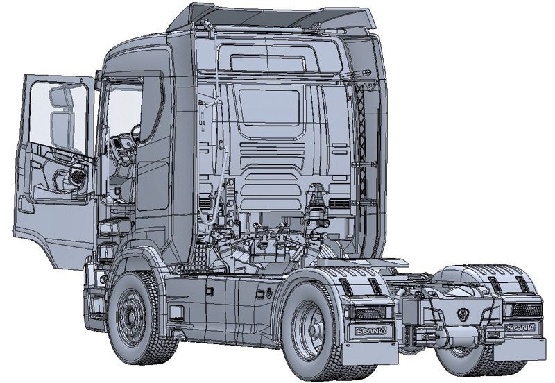 Italeri 3961 Scania S770 4x2 Toit normal - ÉDITION LIMITÉE 1/24 – immagine 7
