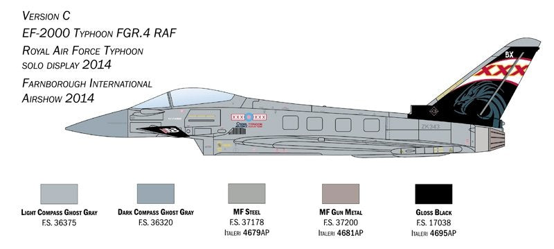Italeri 1457 EF-2000 Typhoon en service dans la RAF 1/72 – image 3