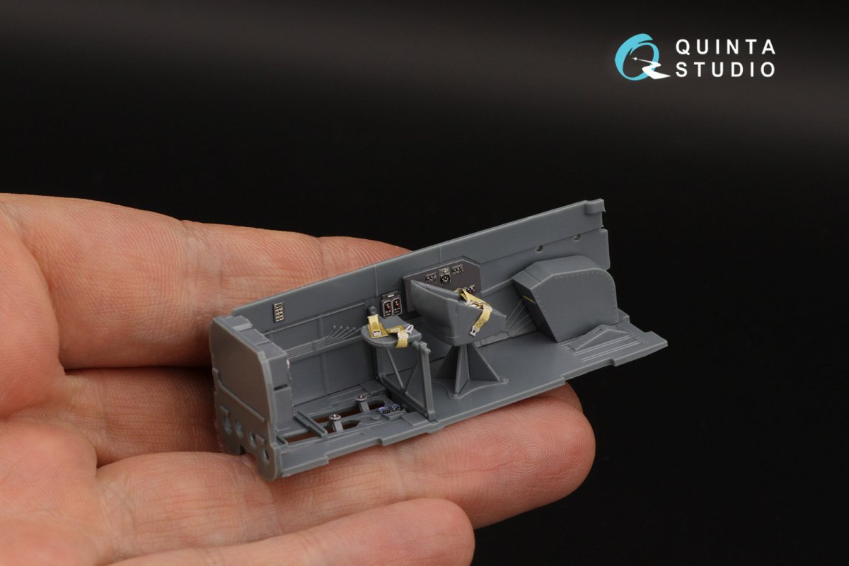 Intérieur imprimé en 3D et coloré sur papier décalcomanie Quinta Studio QD48311 Bf 110C/D (Eduard) 1/48 – Bild 7