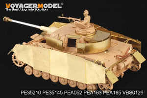 Voyager modèle PEA165 Panzer allemand de la seconde guerre mondiale.IV Ausf.H/J schürzen (pour TAMIYA 35209 35181) 1/35 – imagen 3
