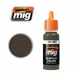 MUNITIONS de Mig Jimenez 0007 RAL 7017 DUNKELBRAUN