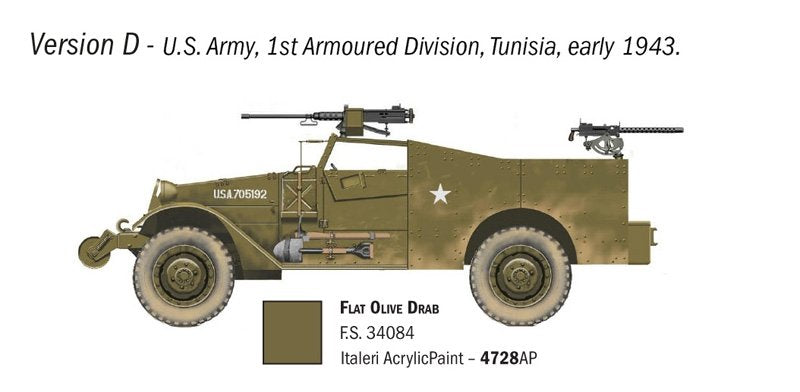 Italeri 7063 M3A1 Voiture de reconnaissance 1/72  – image 5