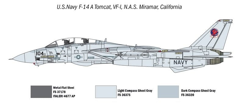 Italeri 1422 Top Gun F-14A contre A-4F 1/72 – image 3