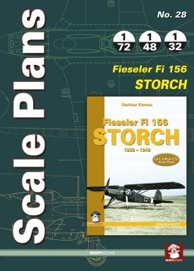 MMP Books 78975 Plans à l'échelle n° 28 Fieseler Fi 156 Storch EN