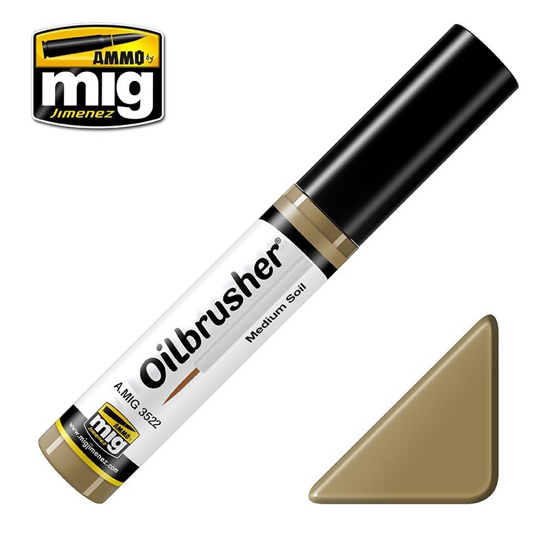 Munitions de Mig Jimenez 3522 Oilbrusher Medium Soil