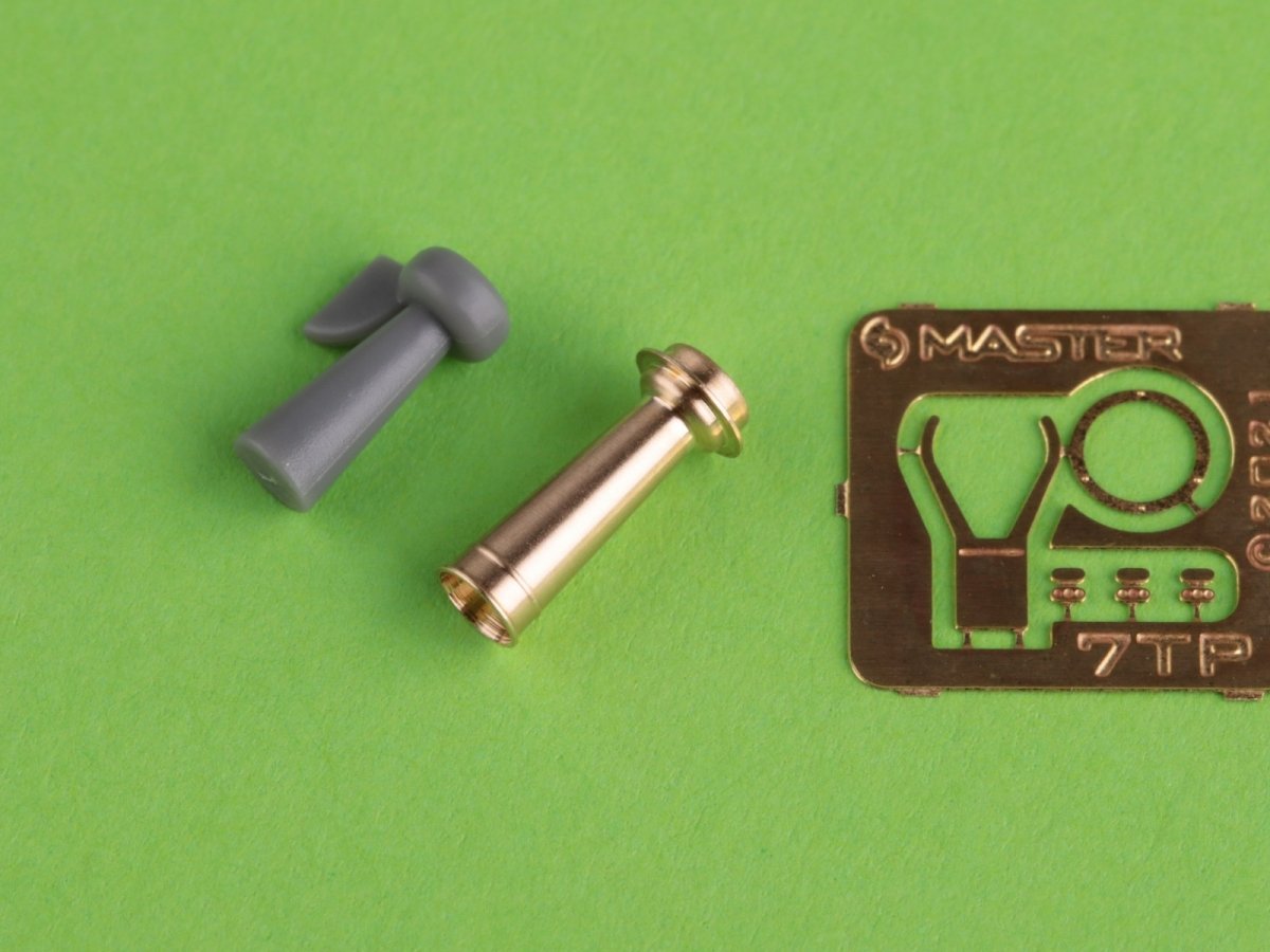 Maquette Master GM-35-036 Char léger polonais 7TP - tourelle double - canon de mitrailleuse lourde wz.30 (blindé) et corne (pour kit IBG) 1/35  – image 6