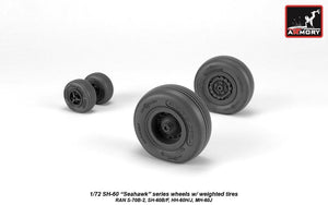 Roues Armory Models AW72333 SH-60 Seahawk avec pneus lestés 1/72