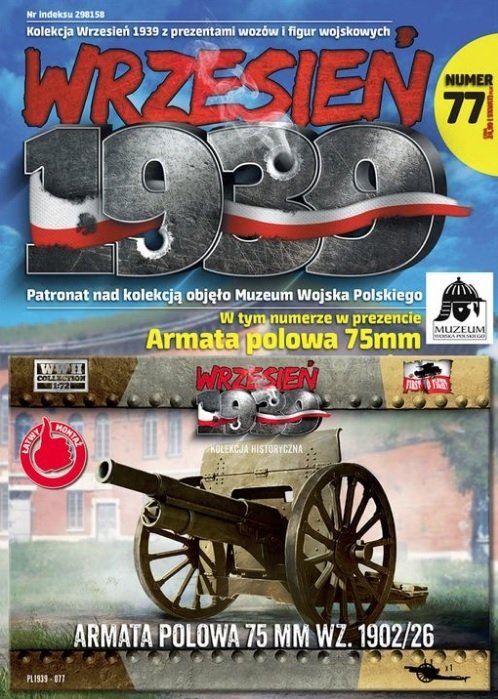 Premier canon de campagne PL077 de 75 mm wz.1902/26