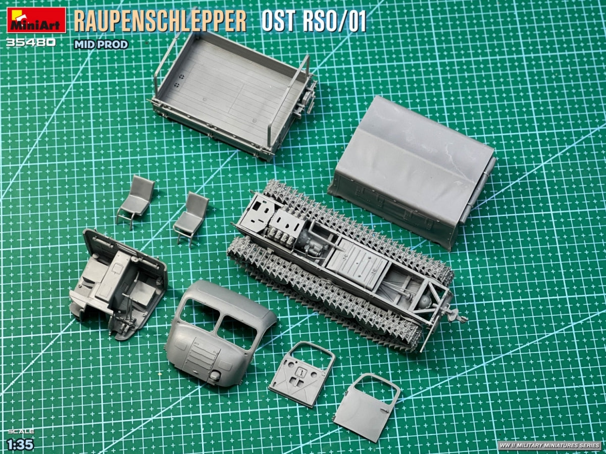 Miniart 35480 Raupenschlepper Ost RSO/01 Mid Prod. 1/35 – zdjęcie 8