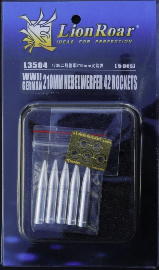 Maquette Great Wall Hobby L3504 : Lance-roquettes allemand Nebelwerfer 42 de 210 mm (Seconde Guerre mondiale) à l'échelle 1/35 