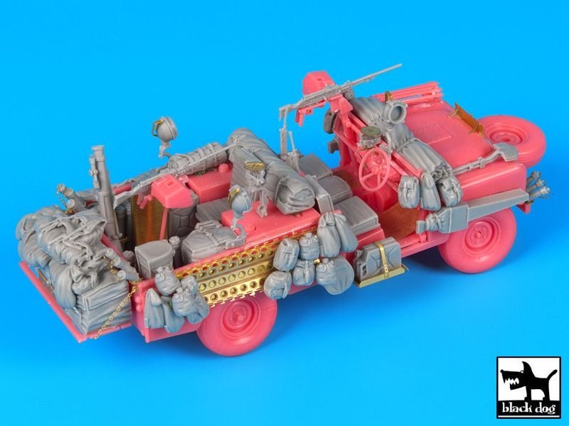 Ensemble d&amp;#39;accessoires Black Dog T35117 Land Rover Pink Panther 1/35 – immagine 3