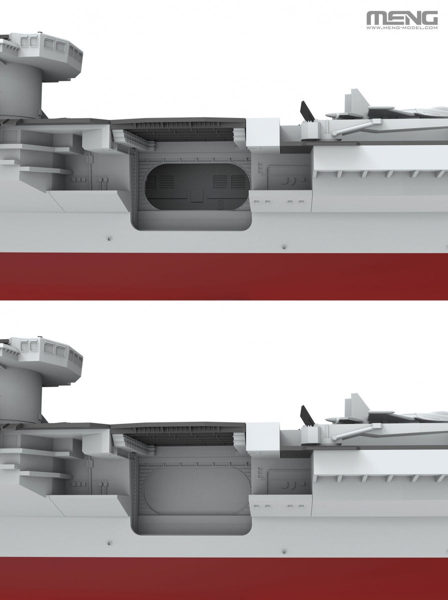 Maquette d&amp;#39;avion Meng PS-010 Liaoning 1/700 – image 7