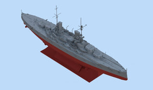 ICM S015 (Coque complète OU ligne de flottaison), Cuirassé allemand de la Première Guerre mondiale Großer Kurfürst 1/700 – immagine 2
