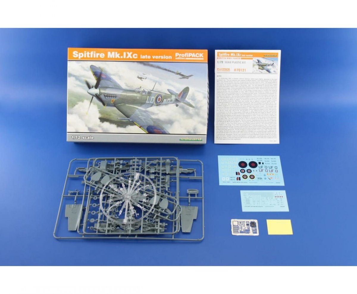 Eduard 70121 Spitfire Mk.IXc version tardive 1/72 – image 2