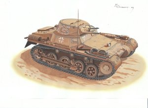 Attaque 72869 Flammpanzer PzKpfw I Ausf. Un (1/72)