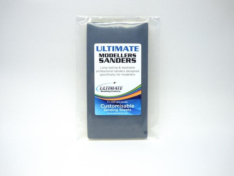 Feuilles abrasives personnalisables Ultimate Modeling Products UMP056 - Grain 400