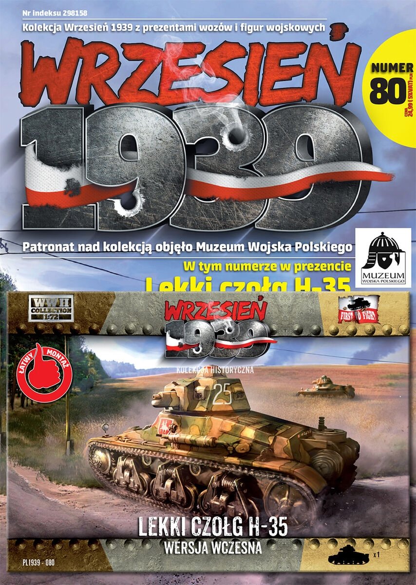 Premier char léger PL080 H-35 au 1/72