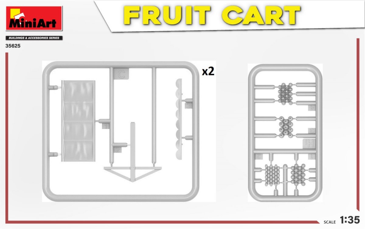 MiniArt 35625 CHARIOT DE FRUITS 1/35  – image 8