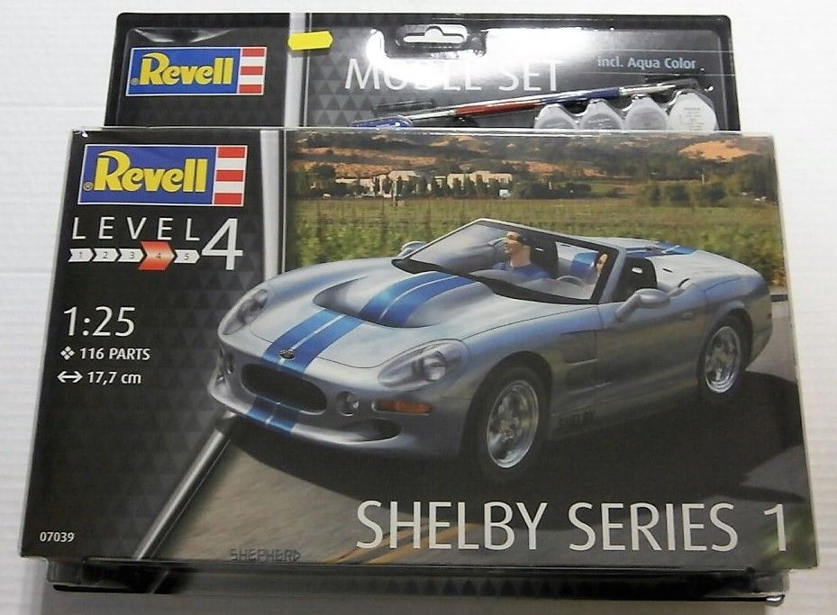 Revell 67039 Coffret de maquettes Shelby Série I (1/25)