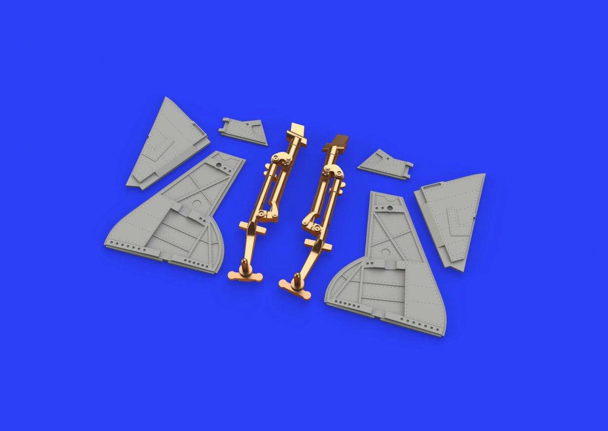 Eduard 648446 Patins de train d&amp;#39;atterrissage Tempest Mk. V BRONZE 1/48 EDUARD – image 3