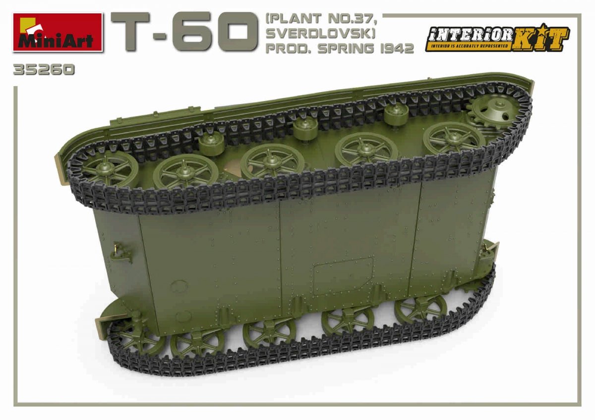 MiniArt 35260 USINE T-60 N.37, SVERDLOVSK PROD. PRINTEMPS 1942. KIT INTÉRIEUR 1/35 – immagine 14