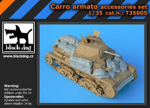 Ensemble d&amp;#39;accessoires Black Dog T35005 Carro armato pour maquettes Tamiya 1/35
