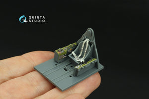 Intérieur imprimé en 3D et coloré sur papier décalcomanie Quinta Studio QD48330 F6F-3 Hellcat (Eduard) 1/48 – image 7