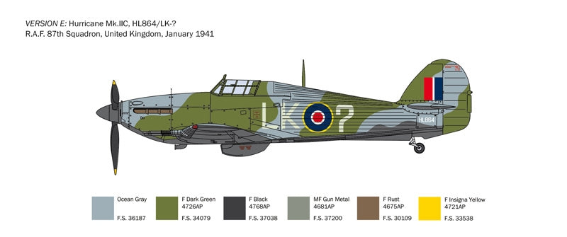 Italeri 2828 Hurricane Mk. IIC 1/48 – image 10
