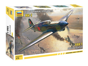 Zvezda 7327 chasseur soviétique Yak-1 27-92 série 1/72