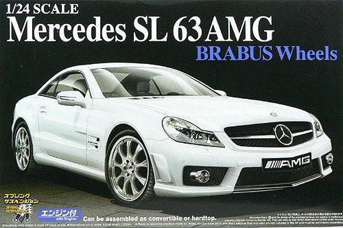 Roue Aoshima 04786 Mercedes-Benz SL63 AMG Brabus (1/24)