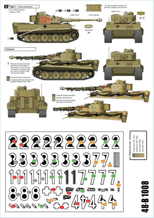 Star Decals 48-B1008 Tigres d&amp;#39;Afrique. Tigres en Tunisie 1942-43 1/48 – imagen 2