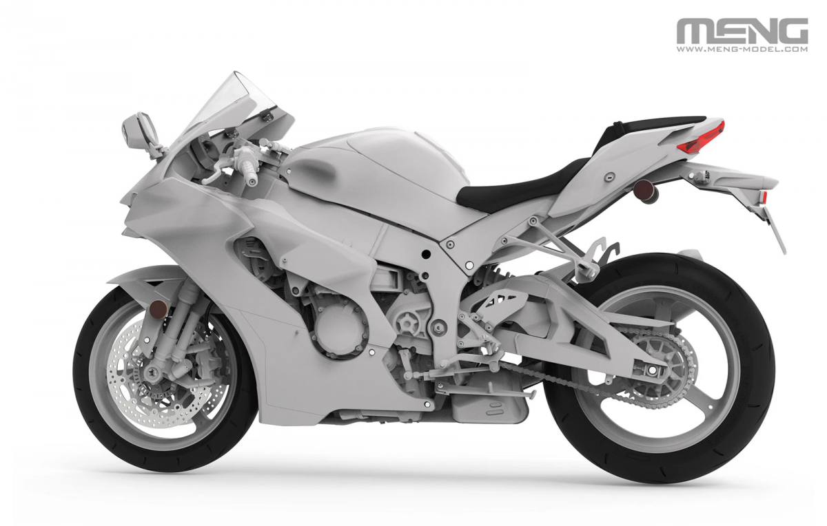 Meng Model MT-007 Kawasaki Ninja ZX-10R 1/9 – zdjęcie 5