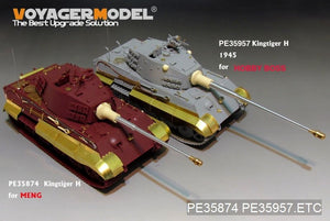 Maquette Voyager PE35957 Char King Tiger allemand de la Seconde Guerre mondiale (tourelle Hensehel) pour HOBBYBOSS 84533 1/35 – image 21