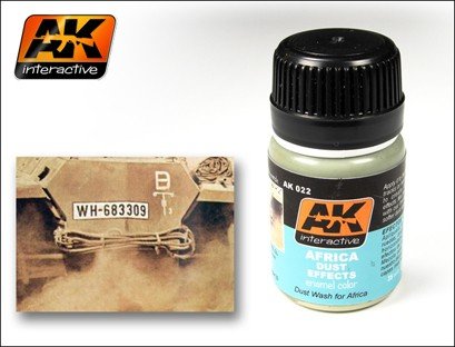 AK Interactive AK022 Effets de poussière africaine 35 ml