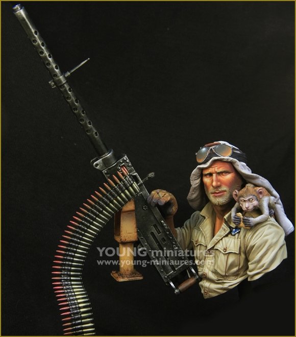 Young Miniatures YM1867 Artilleur de Jeep SAS britannique, Afrique du Nord 1941, échelle 1/10 – image 6