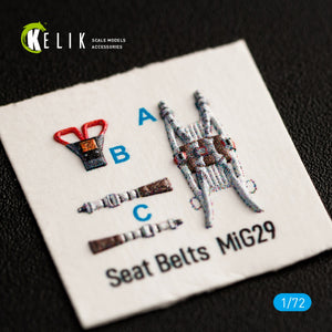 KELIK K72043 MIG-29 FULCRUM-A 9-12 DÉCALCOMANIES 3D INTÉRIEURES POUR MAQUETTE GWH 1/72 – immagine 6