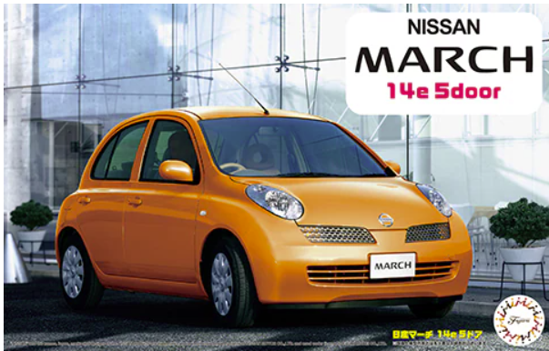 Fujimi 046587 Nissan Mars 14e 5 portes 1/24